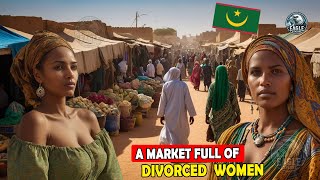 Mauritania A Market for Divorced Women and Blind people [upl. by Dolloff]