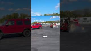 MERCEDES AMG 63 vs TRACTOR mercedes reaction offroad [upl. by Vassili]