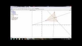 Ortocentro de 1 Triángulo Geogebra [upl. by Magocsi]