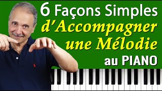 Comment accompagner une mélodie au Piano TUTO PIANO GRATUIT [upl. by Garda]