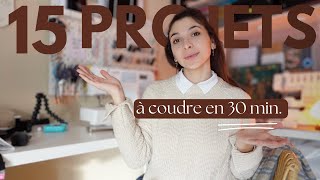 15 projets couture à coudre en 30 minutes  Couture facile et rapide [upl. by Reichel534]