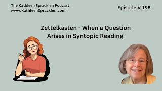 Zettelkasten  When a Question Arises in Syntopic Reading [upl. by Ihsoyim]