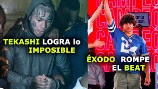 TEKASHI 6ix9ine LOGRA lo IMPOSIBLE un acuerdo FAVORABLE ademas ÉXODO LIRICAL ROMPE EL BEAT  5 VIDAS [upl. by Wassyngton]