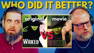 Musicians React to Defying Gravity OG Wicked vs Movie [upl. by Yornek589]