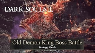 Dark Souls 3 Old Demon King Strategy Guide • Smouldering Lake Boss [upl. by Nyram758]