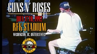 Guns N Roses  July 17th 1992  RFK Stadium Washington DC United States [upl. by Thilde]