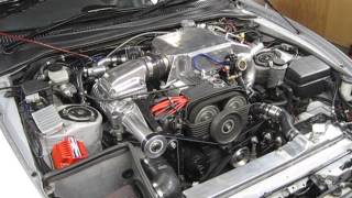 Supercharged Supra  Final run with 32quot pulley [upl. by Notaes]