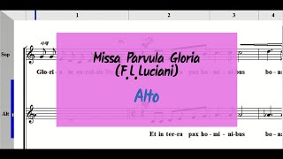 Missa Parvula Gloria Alto Part 연습 [upl. by Glarum]