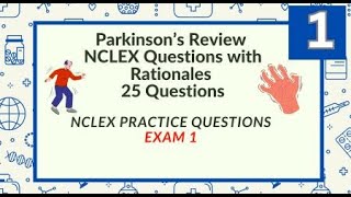 Parkinsons Nursing Questions and Answers 25 NCLEX Prep Questions Test 1 [upl. by Grete451]