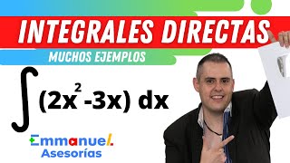 Muchos Ejercicios de INTEGRALES DIRECTAS Cálculo Integral maths calculus [upl. by Nyleuqcaj]