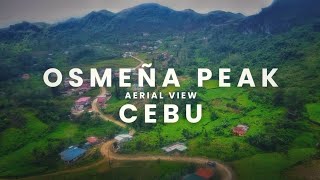 Badian Highlands  Osmeña Peak Cebu Aerial shot [upl. by Matilda]