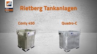 Rietberg Tankanlagen Conty 450 und QuadroC im Einsatz  Produktfilm in 4K  HKL BAUSHOP [upl. by Errot]