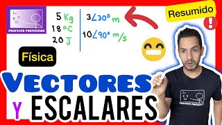 ✅VECTORES Y ESCALARES  MUY FÁCIL Y RÁPIDO❗️💯😎 Física [upl. by Blake123]