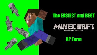 Minecraft Bedrock XP Farm EASY [upl. by Oaks676]