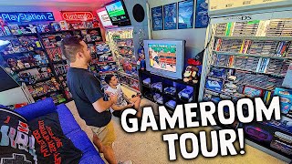 GAME ROOM TOUR amp SETUP  Retro Rick [upl. by Trofmoc152]