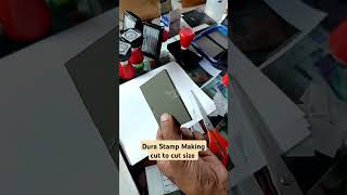 how to make dura Stamp big size quickly stamps youtubeshorts [upl. by Ennayelsel26]