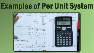 Examples of Per Unit System and Reactance Diagram  Electrical Power System  Hiren Kherala [upl. by Yslek]