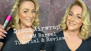 DYSON AIRWRAP 20mm BARREL TUTORIAL amp REVIEW [upl. by Kellina]