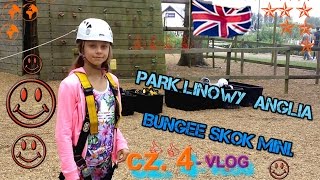 Park Linowy  Bungee Skok Mini Vlog Anglia cz4 MajaCiesielskaMg [upl. by Chaworth392]