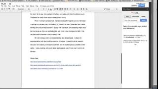 EasyBib Addon For Google Docs [upl. by Littman247]