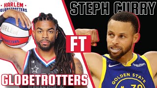 Globetrotters Teach Stephen Curry New Plays  Harlem Globetrotters [upl. by Graig408]