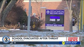 Allclear given at Stoughton middle school after bomb threat no suspicious items found [upl. by Baptist]