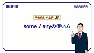 【高校 英語】 some  any の使い方① （3分） [upl. by Enoob]