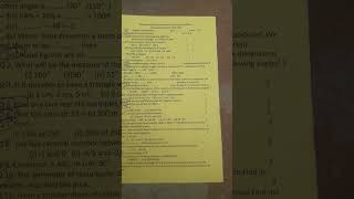 Annual examination papers of math sample papers this is not confomered [upl. by Ecirahs114]