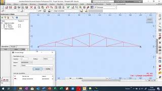 Etude dune poutre treillis avec ROBOT STRUCTURAL ANALYSIS [upl. by Ybrad54]