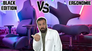 Lohnt sich ein Gaming Stuhl RAZER Iskur BLACK EDITION vs ERGONOMISCHEN Büro Stuhl [upl. by Nicolle]