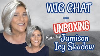 WIG CHAT  UNBOXING Estetica JAMISON in ICY SHADOW COMPARED to CHROME RT1B [upl. by Rosco]