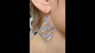 Tutorial 6 Trellis earrings [upl. by Angadresma760]