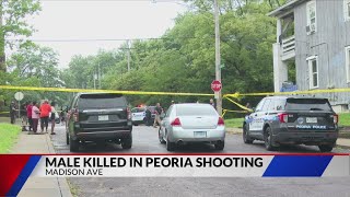 Man killed in Peoria shooting on Madison Ave [upl. by Giulio]