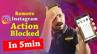 How to Remove Action Blocked on Instagram  Temporarily Blocked instagram  Fix Action Blocked 2020 [upl. by Gnal]