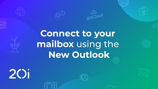 Set up Outlook with your 20i Mailbox New Outlook App  2024 [upl. by Acus]