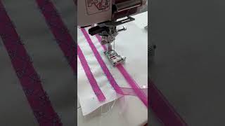 Fun decorative sewing with the Janome Ribbon and Sequins Foot cynthiasofbend janome [upl. by Suhail]