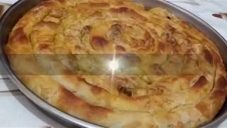 🍆Patlıcanlı BörekAubergine Borek🍆баклажаны Бёрек [upl. by Lamson531]