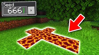 Testing The 666 SEED in Minecraft To See If Its SCARY [upl. by Viradis]