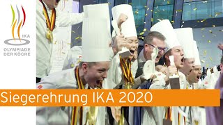 IKAOlympiade der Köche 2020  Die Siegerehrung [upl. by Eima857]