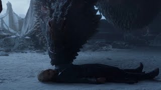 Dragon Fire Iron Throne  Death Daenerys Targeryan  Got S8E6 [upl. by Leirraj]