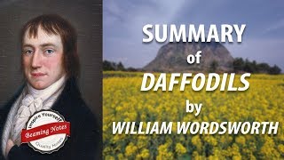 Line by Line Summary of Daffodils by William Wordsworth [upl. by Eibur]