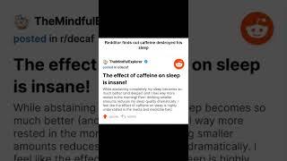 The effect of caffeine on sleep is soo underestimated [upl. by Ile]