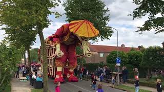 Licht transport  Teeuws 2017  Bloemencorso Lichtenvoorde [upl. by Euqirrne218]