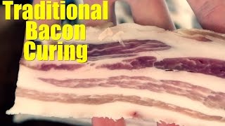 Traditional Bacon Curing No Nitrates  Just Salt [upl. by Barina196]