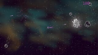 Asteroids Recharged gameplay [upl. by Elleynad84]