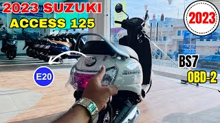 Latest 2023 Suzuki Access 125 E20 Model😍Detailed Review  New Price  New Changes  Features😱Update [upl. by Nial]