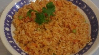 RECETA DE ARROZ ROJO CON VEGETALES  LOS ANGELES COCINAN [upl. by Alhan]