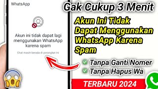 Cara Mengatasi Wa Kena Spam  Akun ini tidak dapat lagi Menggunakan WhatsApp Karena Spam [upl. by Bobina]