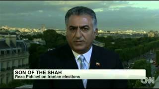 CNNs Christiane Amanpour interview with Reza Pahlavi [upl. by Kissel552]