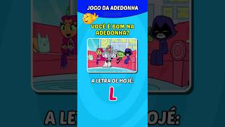 Jogo da Adedonha Você é bom na adedonha A letra de hoj é L quiz jogoadedonha adedonha [upl. by Ul]